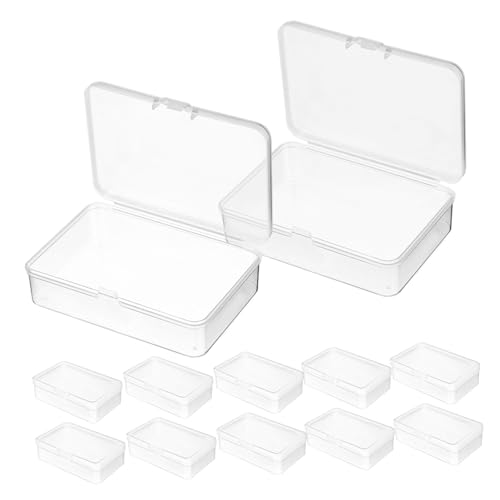 Yardwe 12Stücke Aufbewahrungsboxen für Karten Transparente Kunststoffbehälter für Spielkarten Visitenkarten und Kleine Gegenstände Praktische Organizer Yardwe 12Stücke Aufbewahrungsboxen für Karten Transparente Kunststoffbehälter für Spielkarten Visitenkarten und Kleine Gegenstände Praktische Organizer von Yardwe