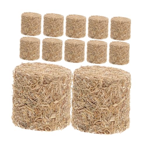 Yardwe 12Stücke Heuhaufen Dekoration Teiliges Für Puppenhäuser Und Modelleisenbahnen Realistische DIY Zubehör Für Kreative Bastelprojekte von Yardwe