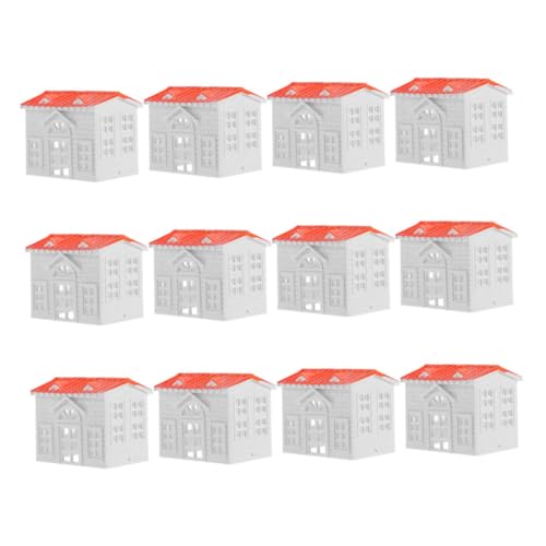 Yardwe 12Stücke Miniatur Villa Modelle Elegante Hausfiguren für DIY Puppenhaus und Feengarten Dekoration Realistische Mikro Landschaftsaccessoires Yardwe 12Stücke Miniatur Villa Modelle Elegante Hausfiguren für DIY Puppenhaus und Feengarten Dekoration Realistische Mikro Landschaftsaccessoires von Yardwe