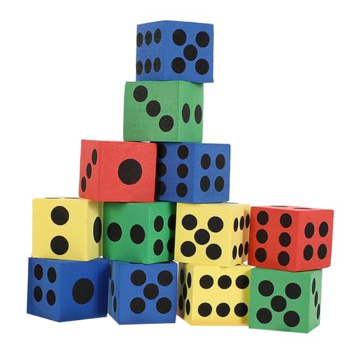 Yardwe 12stücke Bunte Schaumstoffwürfel Für Kreative Spiele Leise Und Bruchsicher Für Junge Mädchen Lernspielzeug Und Partys Groß Zufällige Farben Yardwe 12stücke Bunte Schaumstoffwürfel Für Kreative Spiele Leise Und Bruchsicher Für Junge Mädchen Lernspielzeug Und Partys Groß Zufällige Farben von Yardwe