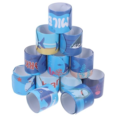 Yardwe 12Stücke Slap Armbänder für Kreative Mitgebsel für Geburtstagsfeiern Gastgeschenke und Spielpreise Robustes und Sicheres Armband mit Glatter Oberfläche Yardwe 12Stücke Slap Armbänder für Kreative Mitgebsel für Geburtstagsfeiern Gastgeschenke und Spielpreise Robustes und Sicheres Armband mit Glatter Oberfläche von Yardwe