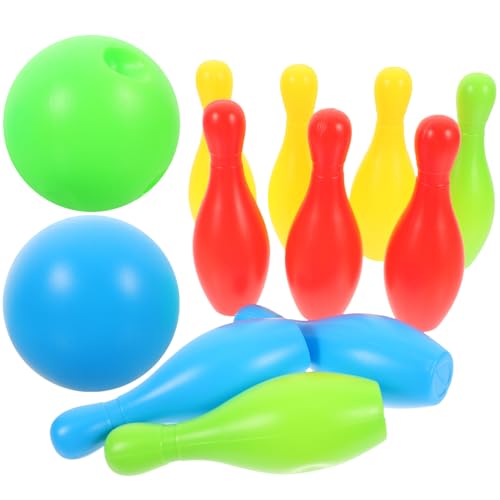Yardwe 12Stücke Teiliges Bowling Spielzeugset Interaktive Simulation mit Kegeln und Bällen Fördert Eltern Junge Mädchen Beziehungen und Farberkennung für Drinnen und Draußen Yardwe 12Stücke Teiliges Bowling Spielzeugset Interaktive Simulation mit Kegeln und Bällen Fördert Eltern Junge Mädchen Beziehungen und Farberkennung für Drinnen und Draußen von Yardwe