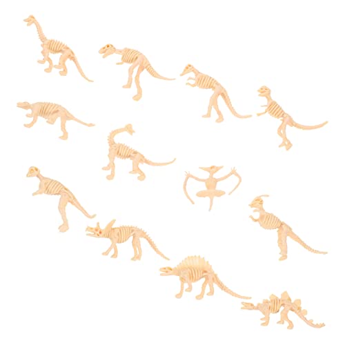 Yardwe 12Stücke Teiliges Dinosaurier Skelett Pädagogisches Modell für Grab für Geburtstagsdeko und Kreative Lernspiele Dinosaurier Figuren für Jungen Yardwe 12Stücke Teiliges Dinosaurier Skelett Pädagogisches Modell für Grab für Geburtstagsdeko und Kreative Lernspiele Dinosaurier Figuren für Jungen von Yardwe