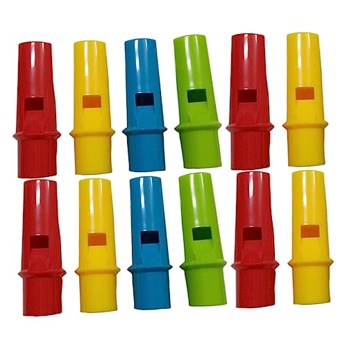 Yardwe 12Stücke Zylinderform DIY Flöten Für Kreative Panflöten Zufällige Farben Sicheres Musikinstrument Für Geburtstagsgeschenke Und Feste von Yardwe