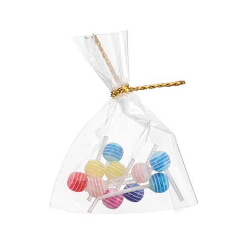Yardwe 12pcs Miniaturpollhouse Lebensmittelzubehör Winzige Lollipops Modell Süße Ornament Kollektion Miniatur Küchenmodell Spielzeug Tadeln Spiele Requisiten von Yardwe