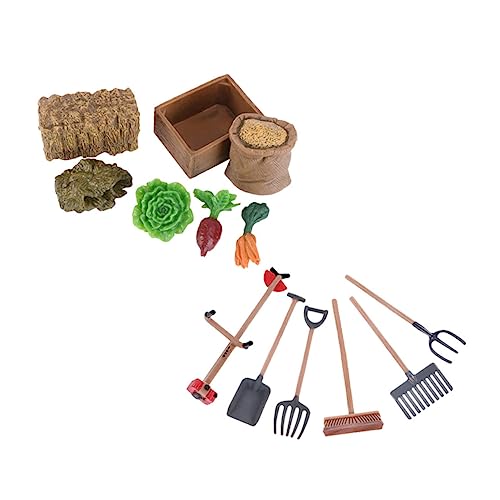 Yardwe 13 Stück Teiliges Set Farmwerkzeuge Modell Kreative DIY für Sandtisch Dekoration Realistische Garten Accessoires aus Sicherem für Erwachsene Yardwe 13 Stück Teiliges Set Farmwerkzeuge Modell Kreative DIY für Sandtisch Dekoration Realistische Garten Accessoires aus Sicherem für Erwachsene von Yardwe