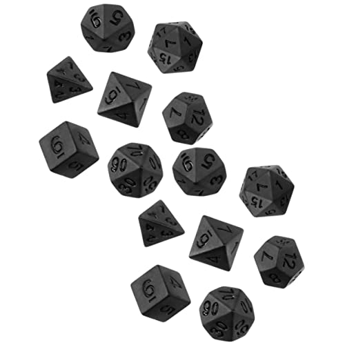 Yardwe 14 Stück Teiliges Ästhetische Acryl Polierte Polyeder für Rollenspiele Tischspiele und Partys für Erwachsene Langlebig und Praktisch von Yardwe