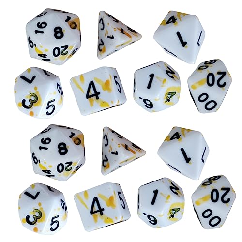 Yardwe 14 Stück Würfel gesetzt Brettspiele Würfel Tragbare Würfel unregelmäßige Würfel Zahlenwürfel Spielrequisiten Acryl Yardwe 14 Stück Würfel gesetzt Brettspiele Würfel Tragbare Würfel unregelmäßige Würfel Zahlenwürfel Spielrequisiten Acryl von Yardwe