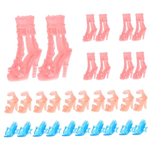 Yardwe 15 Paare Miniature Kristallschuhe für Puppen Kreative Dekorative Spielschuhe für Puppen für DIY und Rollenspiele Yardwe 15 Paare Miniature Kristallschuhe für Puppen Kreative Dekorative Spielschuhe für Puppen für DIY und Rollenspiele von Yardwe