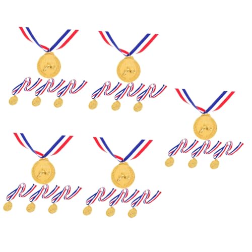 Yardwe 15 Stk Kindersportmedaillen belohnung kinder party mitgebsel kinder Medaillen und Bänder Medaillen für Kinder Modelle Wohnkultur künstliche Medaillen Ermutigungsmedaillen Haushalt von Yardwe