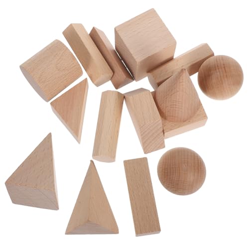 Yardwe 15 Stück Geometrische Formen für Frühes Lernen Pädagogisches Kreativität und Hand Augen Koordination von Yardwe