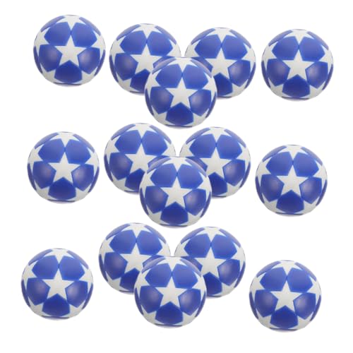 Yardwe 15 Stück Kicker Zubehör Bälle für Tischkicker Kickertischbälle bunt Mini drinnen Ecke hallenfussball Indoor fußball Zubehör für Kickerspiele auswechselbare Kickerbälle Plastik Blue von Yardwe