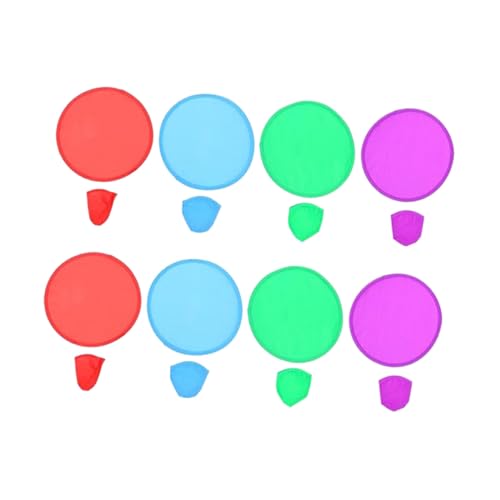 Yardwe 15 Stück Teiliges Faltbare Polyester Flying Disc Weiche Bunte Outdoor spielscheiben für Sicher und Flexibel für Eltern spaß und Vielseitige Freizeitaktivitäten Zufällige Farbe von Yardwe