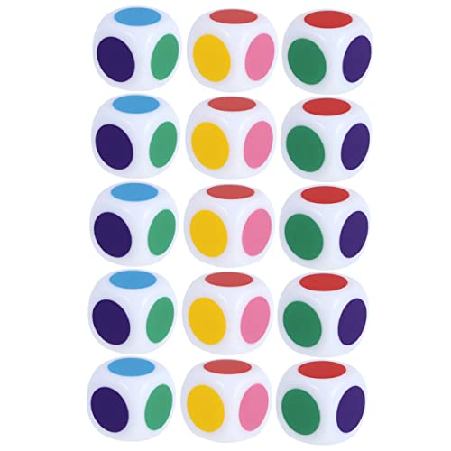 Yardwe 15 Stück Würfel zählen Würfel Lernen Farbige Würfelspiele Farbwürfel Klassenzimmer Würfel mit Farbseiten für Kognitive Lernwürfel Lernen Würfeln Lehrmittel Acryl Bunt Yardwe 15 Stück Würfel zählen Würfel Lernen Farbige Würfelspiele Farbwürfel Klassenzimmer Würfel mit Farbseiten für Kognitive Lernwürfel Lernen Würfeln Lehrmittel Acryl Bunt von Yardwe