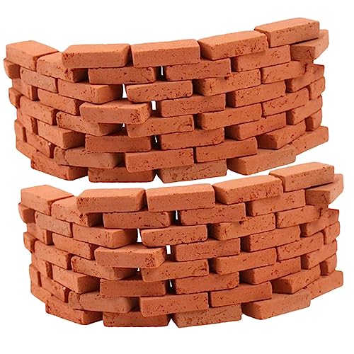 Yardwe 150 Stück Simuliertes Ziegelmodell winzig Mini außen Materialien falsche Ziegel kleine Ziegelsteine Bausteinzubehör Dekorationen realistische Fälschung Sandkasten Ton rot Yardwe 150 Stück Simuliertes Ziegelmodell winzig Mini außen Materialien falsche Ziegel kleine Ziegelsteine Bausteinzubehör Dekorationen realistische Fälschung Sandkasten Ton rot von Yardwe