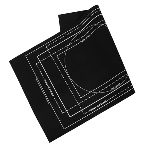 Yardwe 1500 Stück Puzzle Aufbewahrungsmatte aus Filz Rollbare Puzzlematte für Teile Tragbare Puzzlespeicherunterlage für Erwachsene Schwarz von Yardwe