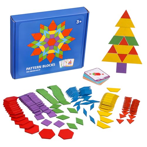 Yardwe 155 STK Tangram-Puzzle Musterblöcke aus Holz Bildungsspielzeug Holzpuzzle Lernen Vorschulspielzeug Holzformen Blockrätsel hölzern Yardwe 155 STK Tangram-Puzzle Musterblöcke aus Holz Bildungsspielzeug Holzpuzzle Lernen Vorschulspielzeug Holzformen Blockrätsel hölzern von Yardwe
