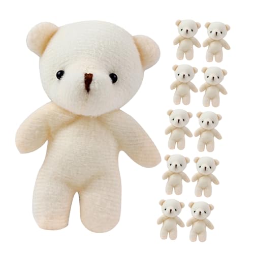 Yardwe 15Stücke Bärenfiguren Gefüllte Kleine Bärenpuppen Für DIY Schlüsselanhänger Handtaschen Accessoires Für Feiertage von Yardwe