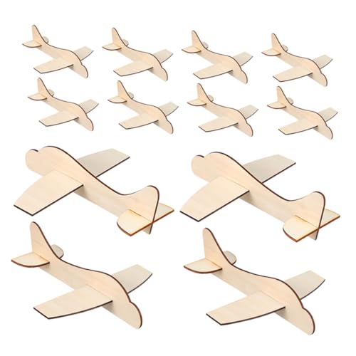Yardwe 15Stücke Unvollendete Holzflugzeug Modelle für DIY Bastelset Kreativität und für Bastelfreunde aus Natürlichem Holz Gefertigt Yardwe 15Stücke Unvollendete Holzflugzeug Modelle für DIY Bastelset Kreativität und für Bastelfreunde aus Natürlichem Holz Gefertigt von Yardwe