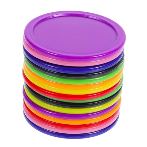 Yardwe 16 Stück Teiliges Eishockey Pucks für Spieltische Kunststoff Eishockeyzubehör für Indoor Hockey und Freizeitspiele Kompatibel mit Meisten Tischspielsystemen Yardwe 16 Stück Teiliges Eishockey Pucks für Spieltische Kunststoff Eishockeyzubehör für Indoor Hockey und Freizeitspiele Kompatibel mit Meisten Tischspielsystemen von Yardwe