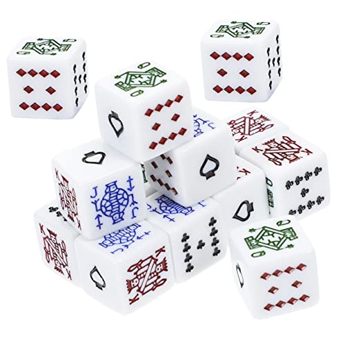 Yardwe 16 Stück Weiße Pokerfarbe Würfelspiel Party tragbar Lügner Würfel Requisite groß Mini SAGT Taschenwürfel Spiel Würfel Würfeln Spielwürfel quadratische Würfel Acryl Yardwe 16 Stück Weiße Pokerfarbe Würfelspiel Party tragbar Lügner Würfel Requisite groß Mini SAGT Taschenwürfel Spiel Würfel Würfeln Spielwürfel quadratische Würfel Acryl von Yardwe