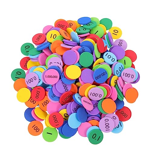 Yardwe 160 Stück Teiliges Bunte Wertscheiben für Lernspielzeug zur Zahlen und Farbenerkennung für Frühe Mathematikfähigkeiten und Kognitive Entwicklung Yardwe 160 Stück Teiliges Bunte Wertscheiben für Lernspielzeug zur Zahlen und Farbenerkennung für Frühe Mathematikfähigkeiten und Kognitive Entwicklung von Yardwe