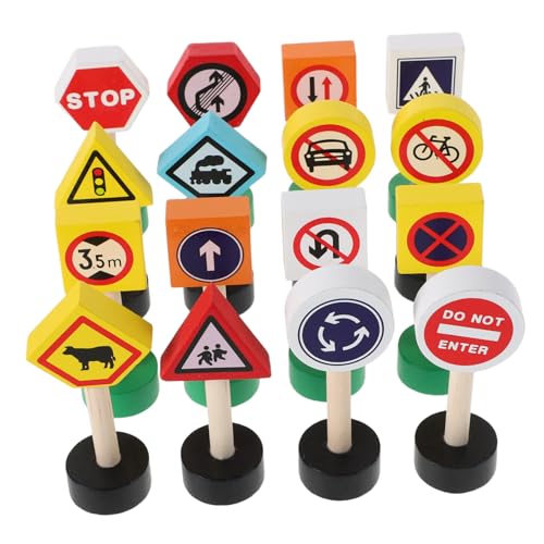 Yardwe 16Stücke Teiliges Holzspielzeug mit Verkehrszeichen für Interaktive Lernszenarien zur Verkehrssicherheit Farbenfrohe Designs für Vorschulkinder Pädagogisches zur des Yardwe 16Stücke Teiliges Holzspielzeug mit Verkehrszeichen für Interaktive Lernszenarien zur Verkehrssicherheit Farbenfrohe Designs für Vorschulkinder Pädagogisches zur des von Yardwe