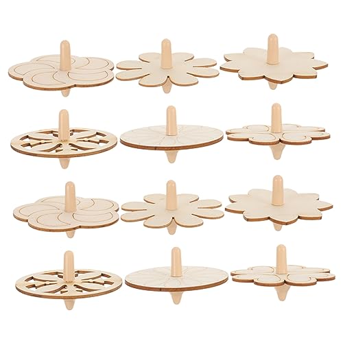 Yardwe 18 Stück Holzkreisel Unlackiert DIY Holzspielzeug zum Selbstgestalten Kreatives für Bastelprojekte und Mitgebsel für Feste Yardwe 18 Stück Holzkreisel Unlackiert DIY Holzspielzeug zum Selbstgestalten Kreatives für Bastelprojekte und Mitgebsel für Feste von Yardwe