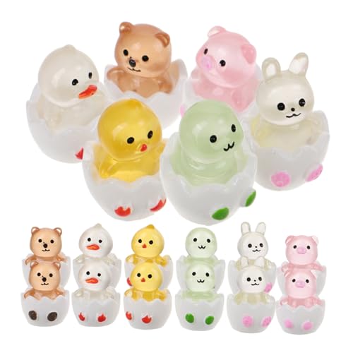 Yardwe 18 Stück Im Dunkeln leuchtendes Tierbaby Tiere Tierfiguren klein Ente Minis Tierminiaturen aufleuchtendes leuchtender Mini Tierspielzeug Mikrofiguren Harz Yardwe 18 Stück Im Dunkeln leuchtendes Tierbaby Tiere Tierfiguren klein Ente Minis Tierminiaturen aufleuchtendes leuchtender Mini Tierspielzeug Mikrofiguren Harz von Yardwe