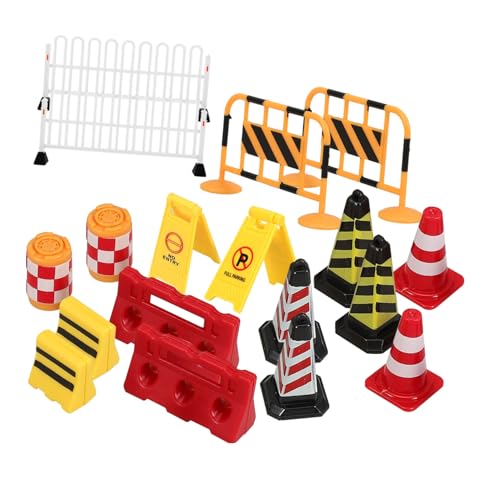 Yardwe 18 Stück Simulierte Verkehrsbarrikaden Für Verkehrszeichen Für Straße Mini Party Verkehrszeichenmodelle Verkehrszeichenspielzeug Für Verkehrsschilder Abs Yardwe 18 Stück Simulierte Verkehrsbarrikaden Für Verkehrszeichen Für Straße Mini Party Verkehrszeichenmodelle Verkehrszeichenspielzeug Für Verkehrsschilder Abs von Yardwe