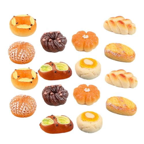 Yardwe 18 Stück Simuliertes Brotfutterspiel Mini Realistisch Gefälscht Deko Food-Modell-Requisite Simulation Brot Desktop-Brot-Modell Lebendige Brotstütze Künstliche Brotprop Harz Yardwe 18 Stück Simuliertes Brotfutterspiel Mini Realistisch Gefälscht Deko Food-Modell-Requisite Simulation Brot Desktop-Brot-Modell Lebendige Brotstütze Künstliche Brotprop Harz von Yardwe