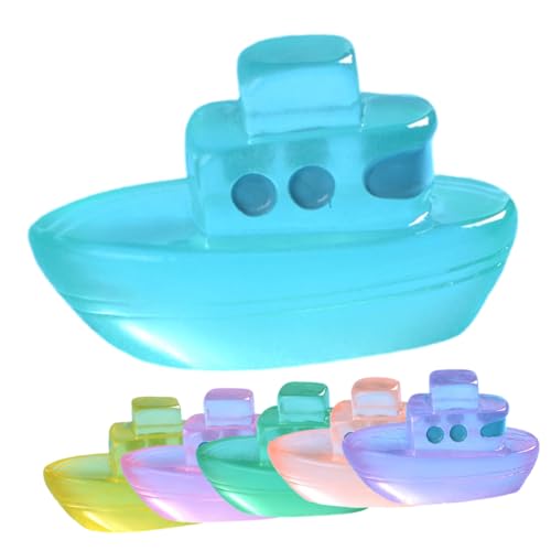 Yardwe 18 Stück Teiliges Miniaturboot mit Nachtleuchteffekt Farbenfrohe Kleine Boot Figurinen aus Resin für Garten Dekoration Leichte Mini Boote für Fischteich und Mikro Landschaften Yardwe 18 Stück Teiliges Miniaturboot mit Nachtleuchteffekt Farbenfrohe Kleine Boot Figurinen aus Resin für Garten Dekoration Leichte Mini Boote für Fischteich und Mikro Landschaften von Yardwe