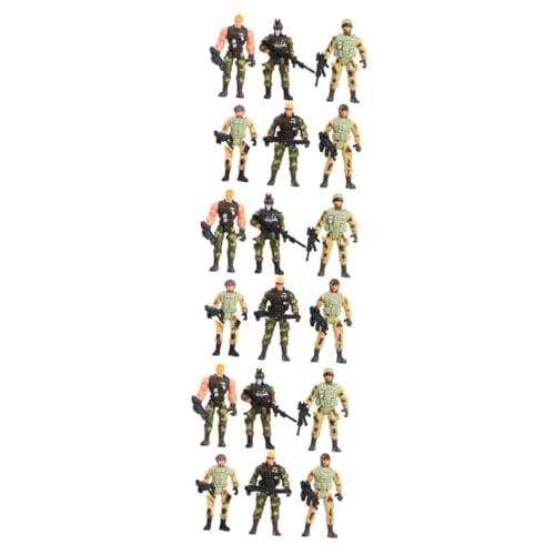 Yardwe 18 Stück Teiliges Set Flexible Soldatenmodelle aus Realistische Militärfiguren für Bewegliche Arme und Beine Sichere Spielfiguren für Kinderpartys und Desktop Dekoration Yardwe 18 Stück Teiliges Set Flexible Soldatenmodelle aus Realistische Militärfiguren für Bewegliche Arme und Beine Sichere Spielfiguren für Kinderpartys und Desktop Dekoration von Yardwe