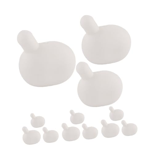 Yardwe 18 Stück Teiliges Silikon Blaseneinsatz für DIY Tierpuppe Langlebig Vielseitig in DREI Einfach zu Montieren Fördert Kreatives und Personalisierte Seifenblasen Toys von Yardwe
