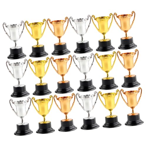 Yardwe 18 Stück Trophäen Teiliges Kunststoff Pokal für Wettbewerbe Spiele und Familienfeiern Auszeichnung für Kindergarten und Grundschule Yardwe 18 Stück Trophäen Teiliges Kunststoff Pokal für Wettbewerbe Spiele und Familienfeiern Auszeichnung für Kindergarten und Grundschule von Yardwe