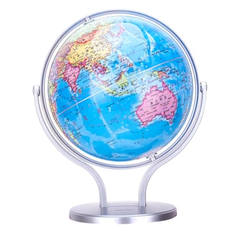 Yardwe 1Pc Geographie Lernspielzeug Blau Abs von Yardwe
