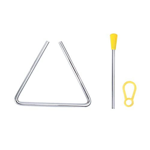 Yardwe 1Pc Kinderdreieck Eisen Lehrmittel Musikinstrumente Musik Schlaginstrument Dreieck Musik Musik Silber Yardwe 1Pc Kinderdreieck Eisen Lehrmittel Musikinstrumente Musik Schlaginstrument Dreieck Musik Musik Silber von Yardwe