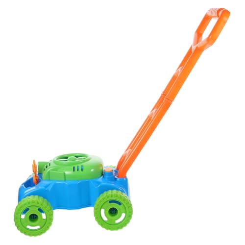 Yardwe 1Pc Seifenblasenmaschine Für Kleinkinder Für Jungen Seifenblasen Rasenmäher Seifenblasengebläsemaschine Seifenblasenmäher Bunt von Yardwe
