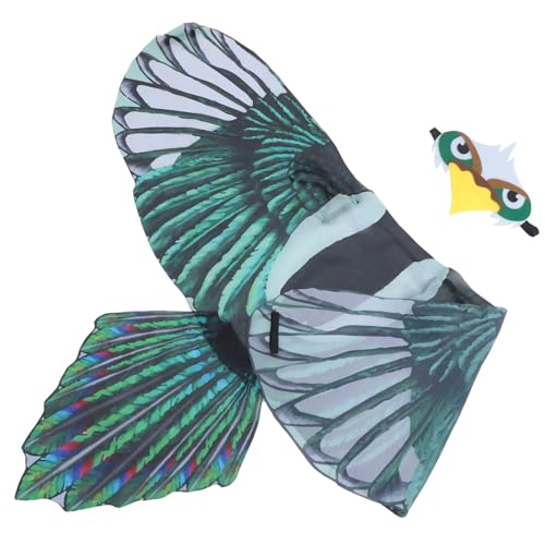 Yardwe 1Satz Adler Themen Umhang Set Für Vogelflügel Kostüm Mit Maske Für Karneval Halloween Fasching Und Cosplay Für Kreative Spielzeiten Und Fantasievolle von Yardwe