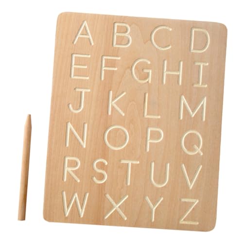 Yardwe 1Satz Alphabet Lernspielzeug aus Holz für Schreiben mit Praktischer Übungstafel Fördert Buchstabenerkennung und Gedächtnisfähigkeit für Jungen und Sicheres Yardwe 1Satz Alphabet Lernspielzeug aus Holz für Schreiben mit Praktischer Übungstafel Fördert Buchstabenerkennung und Gedächtnisfähigkeit für Jungen und Sicheres von Yardwe