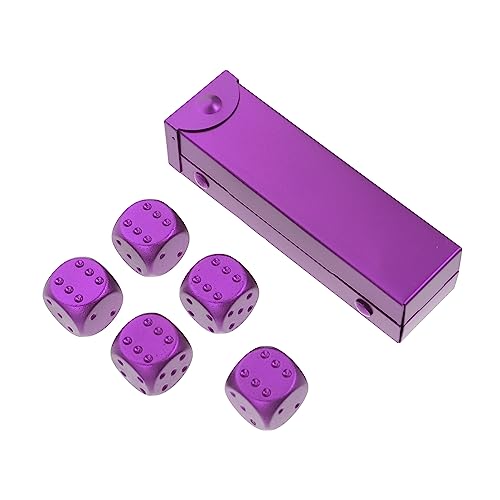 Yardwe 1Satz Aluminiumlegierungs Würfelstützen Exquisite Kleine Für Partys Und Langlebig Und Leicht Für Gesellige Runden Und Spieleabende von Yardwe