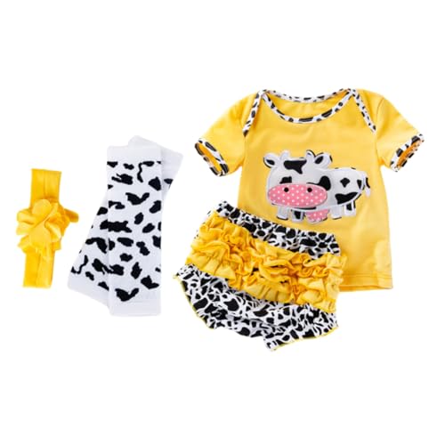 Yardwe 1Satz Cartoon Reborn Kleidung Teiliges Outfit Für Puppen Gelbe Kuh Designs Pflegeleicht Und Komfortabel Yardwe 1Satz Cartoon Reborn Kleidung Teiliges Outfit Für Puppen Gelbe Kuh Designs Pflegeleicht Und Komfortabel von Yardwe
