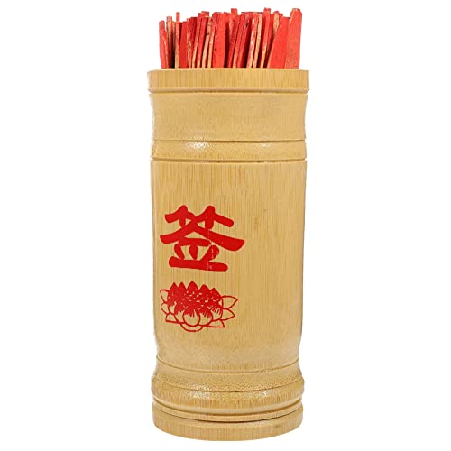 Yardwe 1Satz Chinesische Wahrsage Stäbe Aus Bambus Mit Eimer Traditionelles Wahrsage Für Freunde Und Familie Glücksbringer Und Spielequelle Für Tempel Und Wahrsagerei Yardwe 1Satz Chinesische Wahrsage Stäbe Aus Bambus Mit Eimer Traditionelles Wahrsage Für Freunde Und Familie Glücksbringer Und Spielequelle Für Tempel Und Wahrsagerei von Yardwe