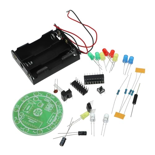 Yardwe 1Satz DIY Lötkit für Elektronisches mit LED Beleuchtung Montagespielzeug für Wissenschaftliche Experimente und Löterei Projekte Batteriefach und Komponenten Yardwe 1Satz DIY Lötkit für Elektronisches mit LED Beleuchtung Montagespielzeug für Wissenschaftliche Experimente und Löterei Projekte Batteriefach und Komponenten von Yardwe