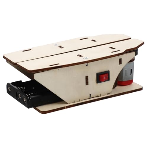 Yardwe 1Satz DIY Papierflugzeugwerfer für Holzmodell Bausatz Kreatives Beobachtung und Geduld für Klassenzimmer und Bastelprojekte von Yardwe
