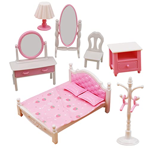 Yardwe 1Satz Dekorationsset für Puppenhaus Schlafzimmermöbel im Mini Format für Stilvolle Wohnaccessoires aus Realistischen Yardwe 1Satz Dekorationsset für Puppenhaus Schlafzimmermöbel im Mini Format für Stilvolle Wohnaccessoires aus Realistischen von Yardwe