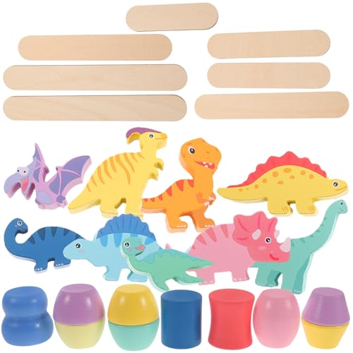 Yardwe 1Satz Dinosaurier Stapelspielzeug Aus Holz Pädagogisches Balancespielzeug Für Ab Jahr Fördert Kreativität Hand Augen Koordination Und Soziale Fähigkeiten Yardwe 1Satz Dinosaurier Stapelspielzeug Aus Holz Pädagogisches Balancespielzeug Für Ab Jahr Fördert Kreativität Hand Augen Koordination Und Soziale Fähigkeiten von Yardwe