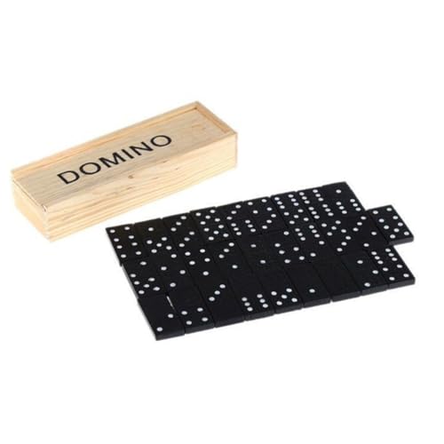 Yardwe 1Satz Domino Set Für Teiliges Schwarzes Holzspielzeug Pädagogisches Konstruktionsspiel Mit Aufbewahrungsbox Für Kreative Freizeitgestaltung Jahren Yardwe 1Satz Domino Set Für Teiliges Schwarzes Holzspielzeug Pädagogisches Konstruktionsspiel Mit Aufbewahrungsbox Für Kreative Freizeitgestaltung Jahren von Yardwe