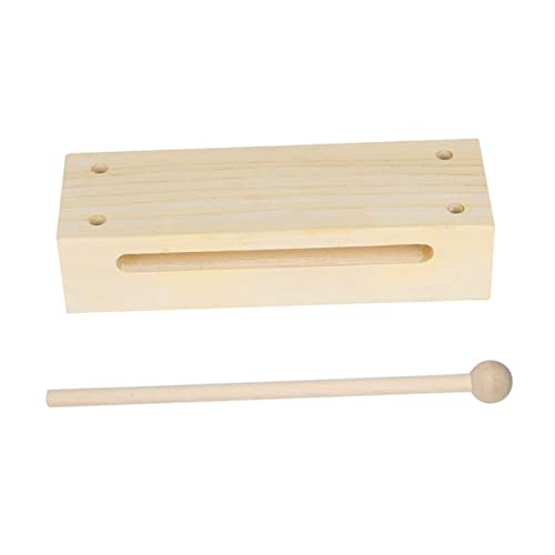 Yardwe 1Satz Doppelton Holz Percussion Instrument Für Musikspielzeug Mit Freizeitspielzeug Für Kreative Klangexperimente von Yardwe