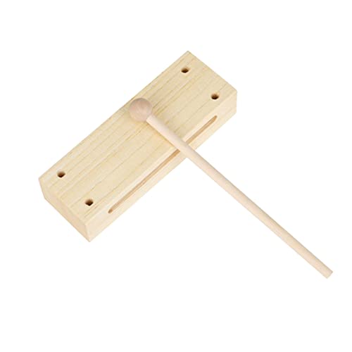Yardwe 1Satz Dual Percussion Block Aus Holz Rhythmusspielzeug Für Hochwertiges Musikinstrument Für Kreative Musikalische Kindertag von Yardwe
